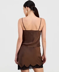 Bar Iii Women's Lace-Trim Cami Top, Macy's Exclusive