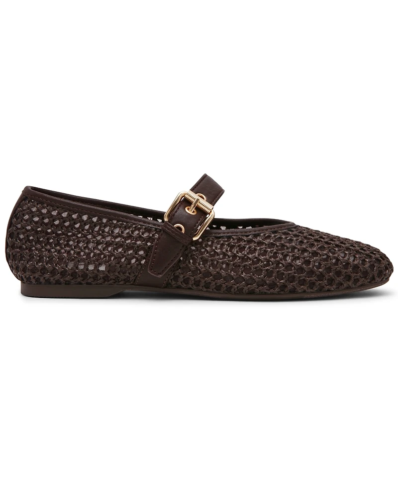 Dv Dolce Vita Women's Mulaney Mesh Buckle Mary Jane Flats