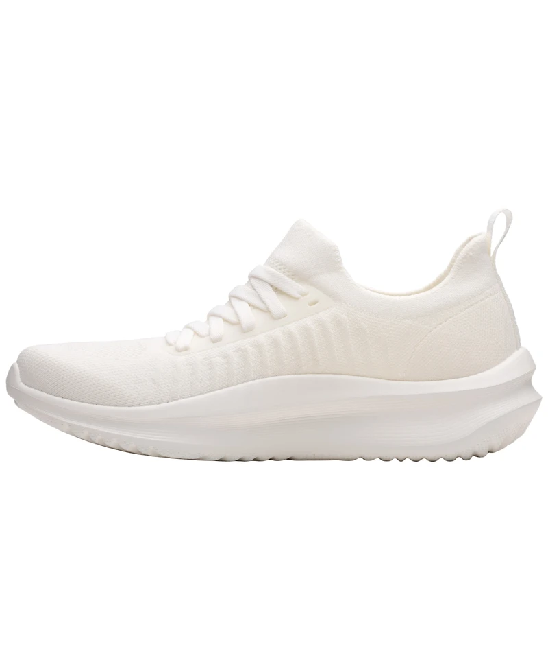 Clarks Women's Cloudsteppers Solevana Lace Round Toe Sneakers