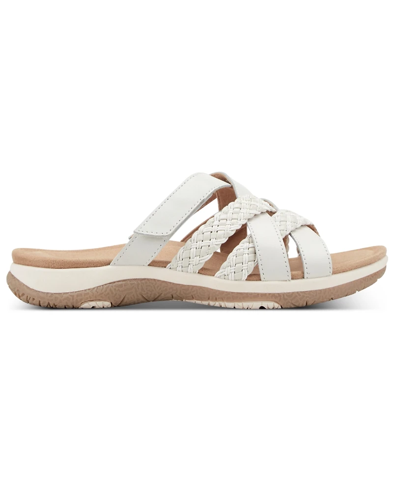Rockport Women's Sedona Strappy Slip-On Flat Sandals