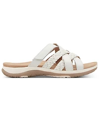 Rockport Women's Sedona Strappy Slip-On Flat Sandals