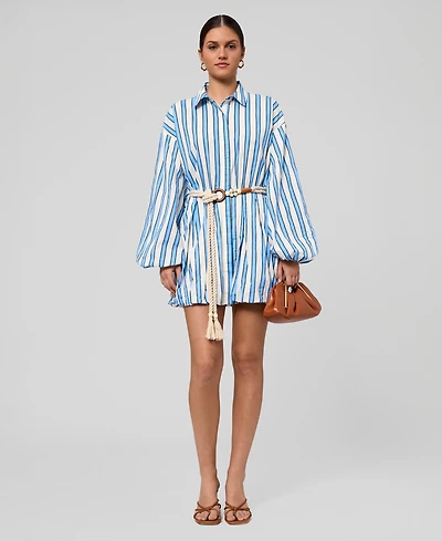 Rachel Roy Women's Collared Neck Shirt Dress