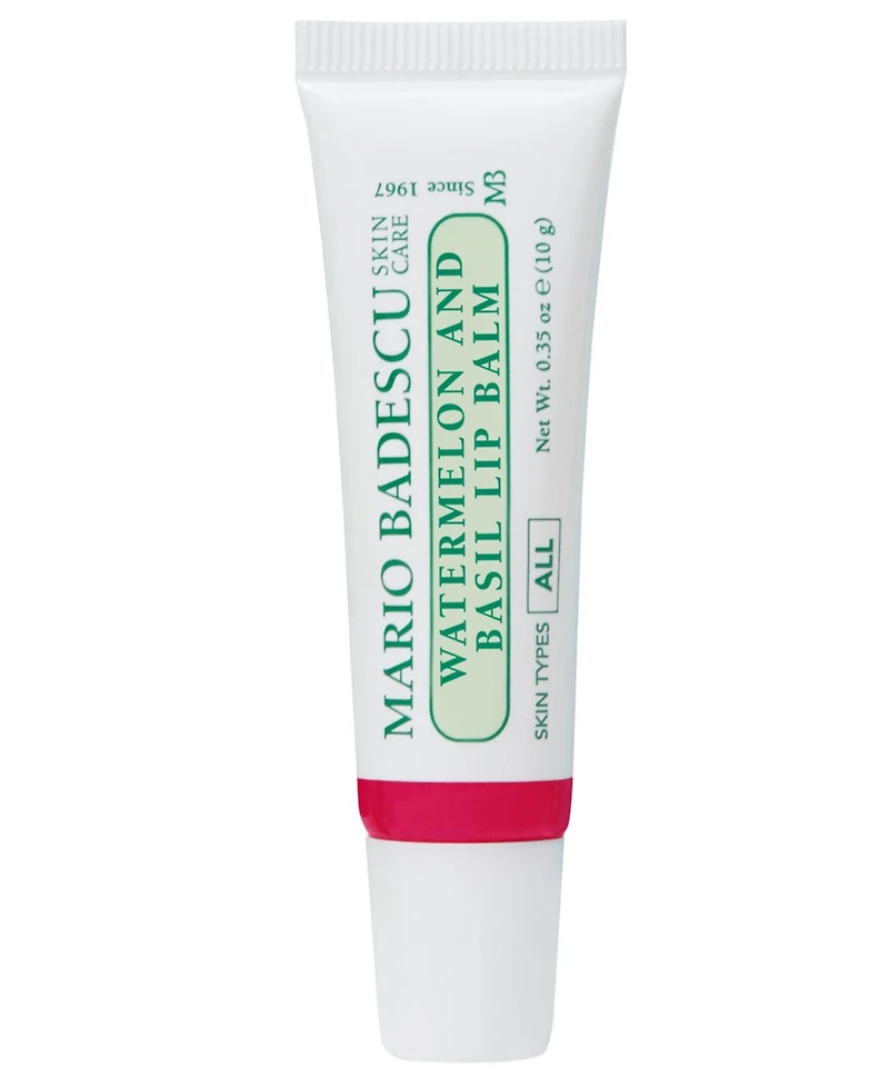Mario Badescu Watermelon and Basil Lip Balm, 0.35 oz.