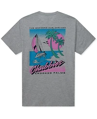 Chubbies Men's The Crooked Palms Crewneck Graphic T-Shirt