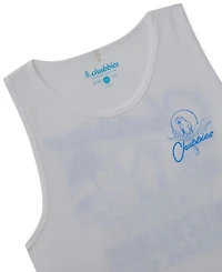 Chubbies Men's The Weekends Only Scoop Neck Graphic Tank Top