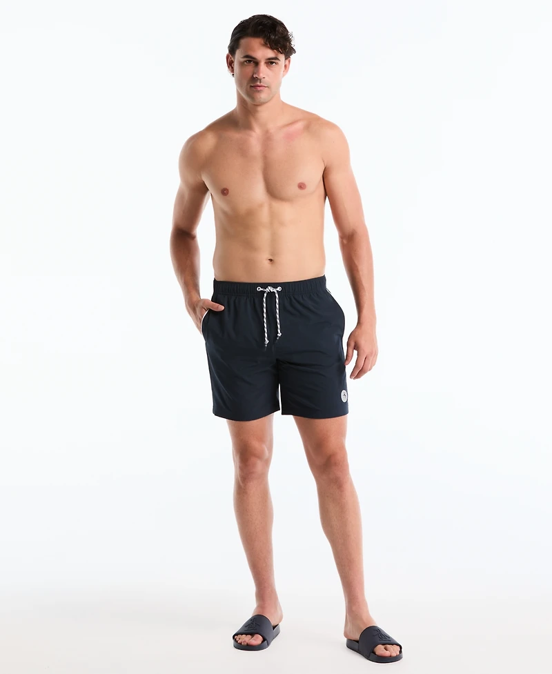 Original Penguin Men's 7" Volley Tipped Swim Trunks