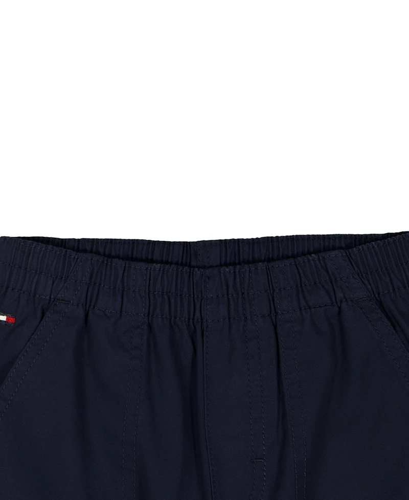 Tommy Hilfiger Boys' 2T-7 Crewneck T-Shirt and Shorts, 2-Piece Set