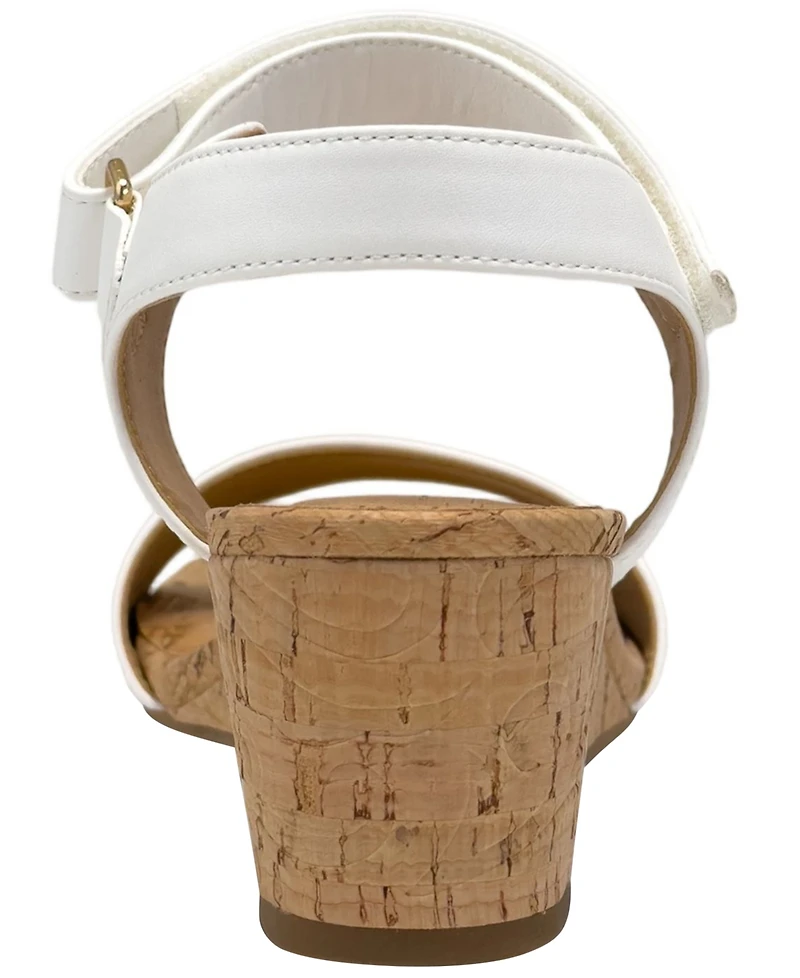 Aerosoles Women's Wel Open Toe Wedge Sandals