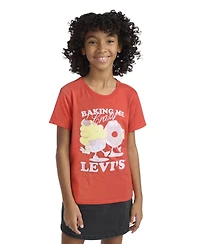 Levi's Girls' 7-16 Round Neck T-Shirt