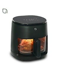 Willow Kitchen 5QT Digital Glass Air Fryer - Self-Cleaning, Touch Screen, Healthier Frying, Watch Your Food Cook
