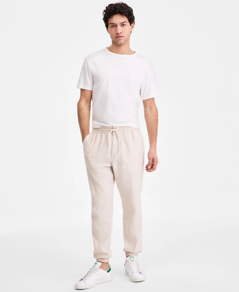Sun + Stone Men's Linen Joggers, Exclusively at Macy's