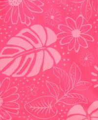 Breaking Waves Girls' 7-16 Palm-Print Cut-Out One-Piece Swimsuit