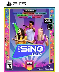 Lets Sing 2026 + 2 Mics for Playstation 5