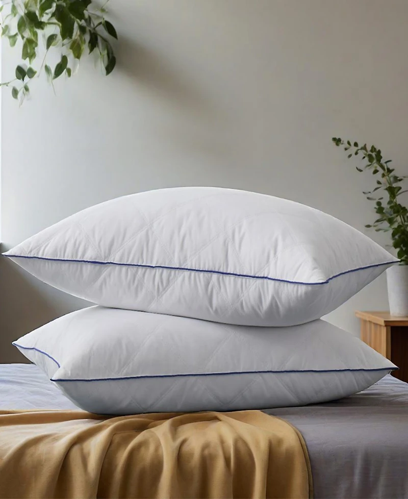 Unikome Medium Density Goose Down Feather 2-Pack Pillows