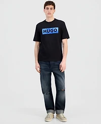 Hugo Boss Men's Cotton Logo Crewneck T-Shirt