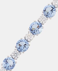 Givenchy Cubic Zirconia Tennis Bracelet & Stud Earrings Set