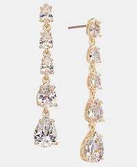 Givenchy Cubic Zirconia Linear Drop Earrings