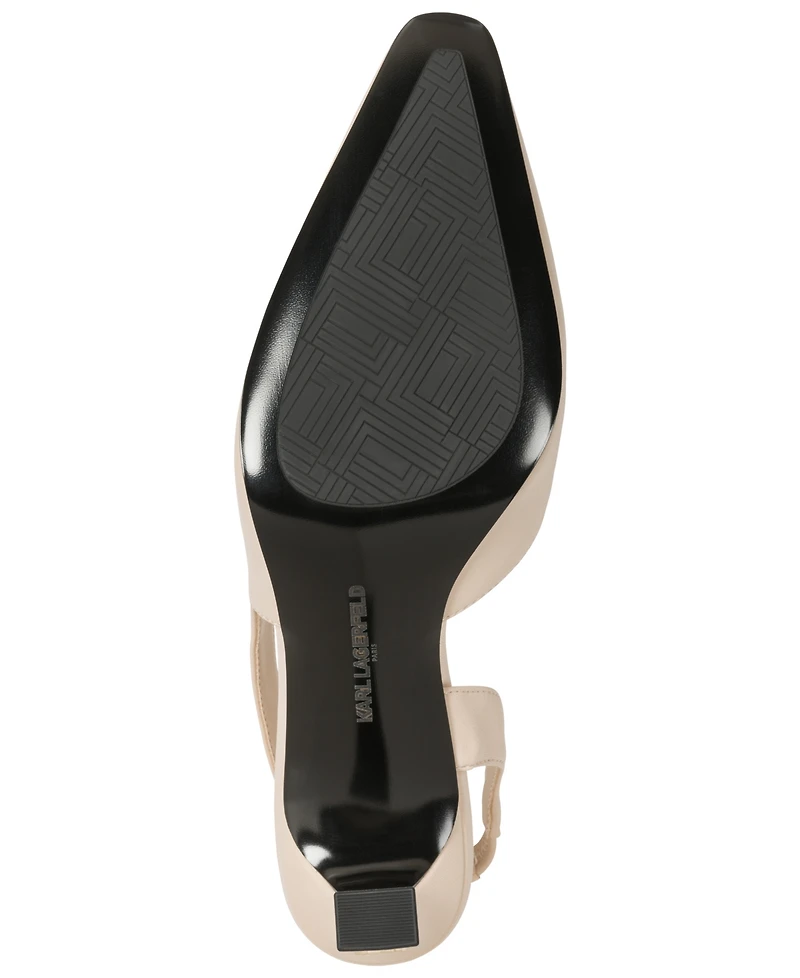 Karl Lagerfeld Paris Women's Sheenz Slingback Pumps