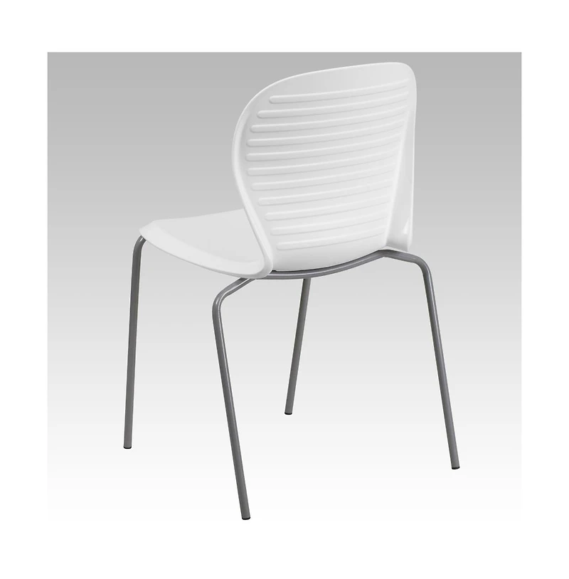 Emma+Oliver Multipurpose Dining Accent Stack Chair