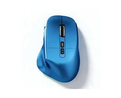 Risokeys Vertical Wireless Mouse 3-Mode: Silent Bluetooth,Minimalist Design,Easy to Use For Laptop/Pc,Office/Gaming | Ideal for Professionals & Gamers