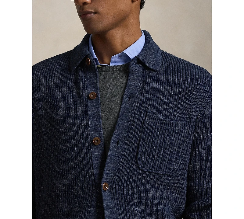 Polo Ralph Lauren Men's Collared Button-Front Cardigan