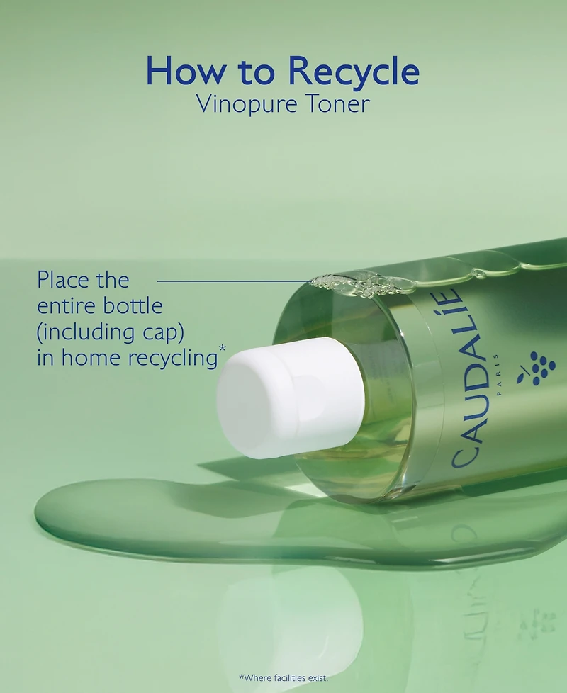 Caudalie Vinopure Salicylic Acid Pore Minimizing Toner, 6.7 oz.