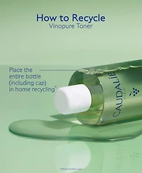 Caudalie Vinopure Salicylic Acid Pore Minimizing Toner, 6.7 oz.