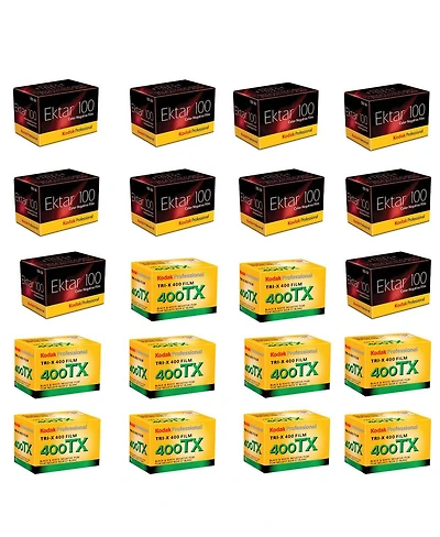 Kodak 10 x Ektar 100 Color Negative Film Iso 100, 35mm Size, 36 exp.