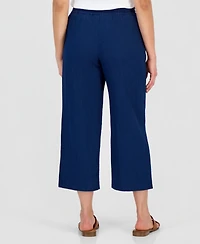 Style & Co Petite Cropped Drawstring Pants, Macy's Exclusive