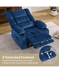 Maison Boucle Power Lift Recliner for Seniors with Massage and Heat, Dual Motor Reclining Chair Tall People, Usb Ports, Heavy-Duty Sofa