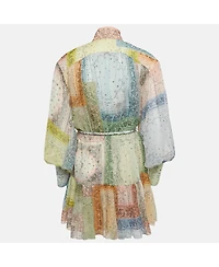 Pre-Owned Zimmermann Women's Multicolor Bandana Print Cotton Mini Dress