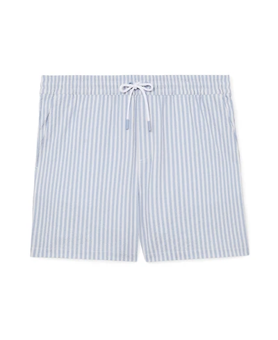 Reiss Men's Seersucker Stripe Swim Shorts