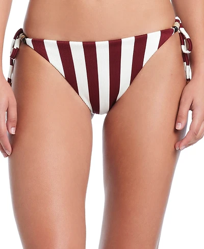 Red Carter Women's Crossing Paths Side Tie Swim Bottom