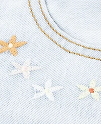 Levi's Girls' 4-6X Crochet Applique A-Line Shorts