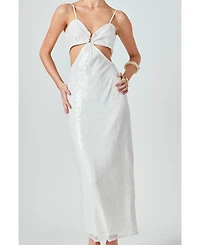 endless rose Women's Sequin Midi Dress