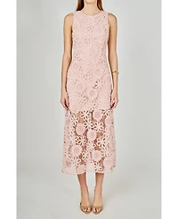 endless rose Women's Lace Cami Maxi Dress