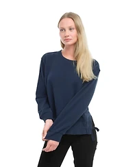 Wilt Clothing Women's Woven Side Panels Sweatshirt