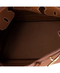 Pre-Owned Hermes Birkin 30 Handbag Togo with Gold Hardware