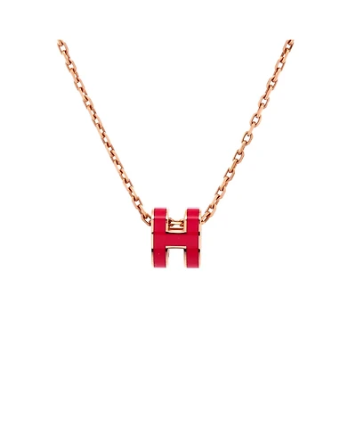 Pre-Owned Hermes Pop H Pendant Chain Necklace