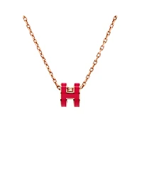 Pre-Owned Hermes Pop H Pendant Chain Necklace