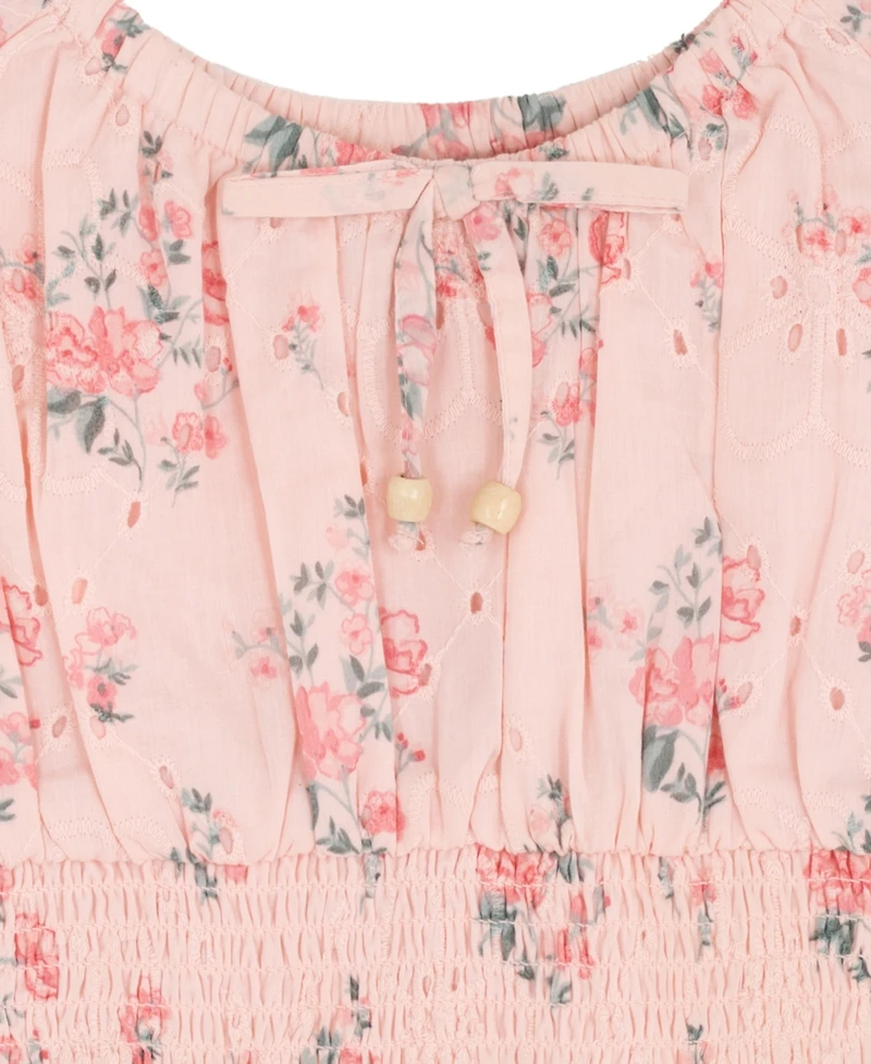 Rare Editions Girls' 7-16 Floral Print Top and Skort, 2-Piece Set