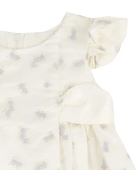 Rare Editions Girls' Toddler 2T-4T Embroidery Dress