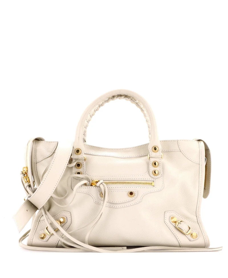 Pre-Owned Balenciaga Mini City Classic Studs Bag Leather