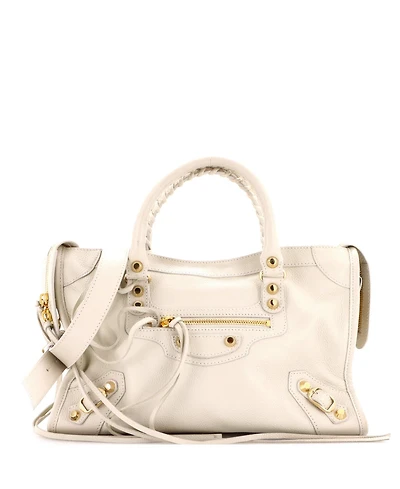 Pre-Owned Balenciaga Mini City Classic Studs Bag Leather