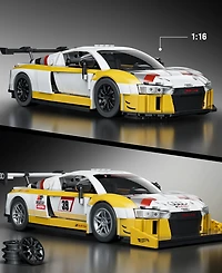 Mattel Brick Shop Hot Wheels 15 Audi R8 Lms Building Toy Kit, 820 Pieces