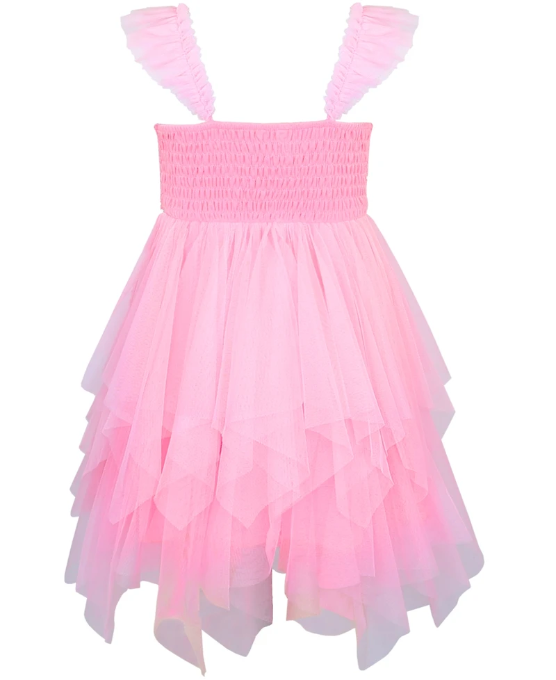 Pink & Violet Girls' 2-6X Sequin Bow Bodice Dress