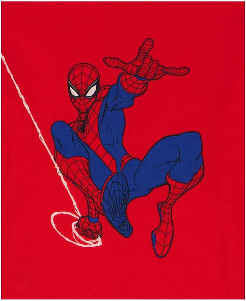 Spider-Man Boys' 4-10 T-Shirt and Shorts, 2-Piece Set