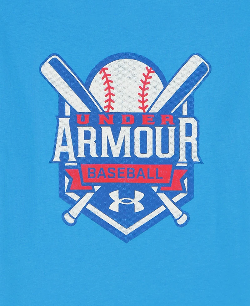 Under Armour Boys' 2T-7 Crewneck T-Shirt and Woven Shorts, 2-Piece Set