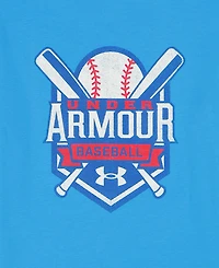 Under Armour Boys' 2T-7 Crewneck T-Shirt and Woven Shorts, 2-Piece Set