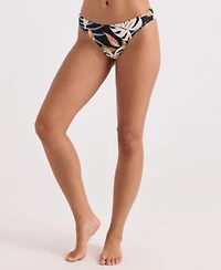 Volcom Womens Distant Tropic V Neck Bikini Top Cheekini Bottoms